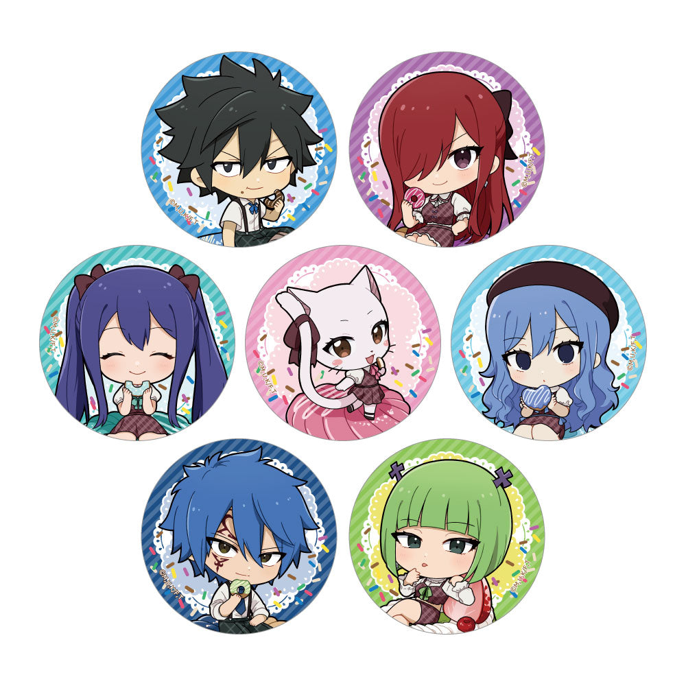 FAIRY TAIL 100 YEARS QUEST - DONUT VER. B TRADING CAN BADGE BLIND BOX Anime Pop