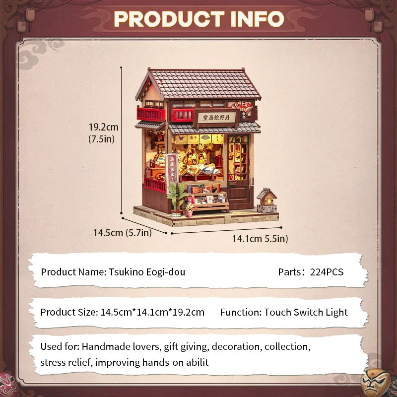 CUTEBEE DIY Miniature House | Tsukino Eogi-dou Super Anime Store