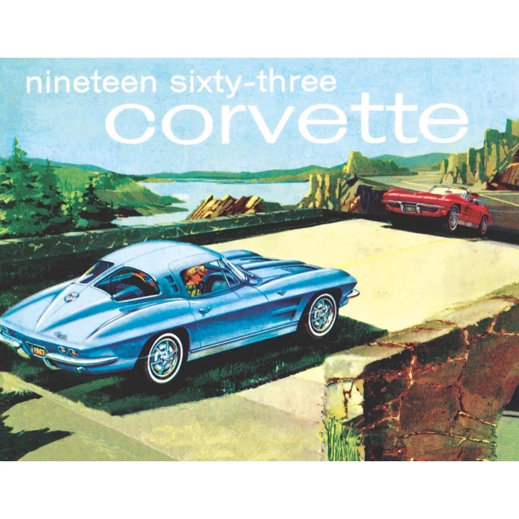 1963 Corvette 100 Piece Mini Jigsaw Puzzle NYPC Puzzle Merchant