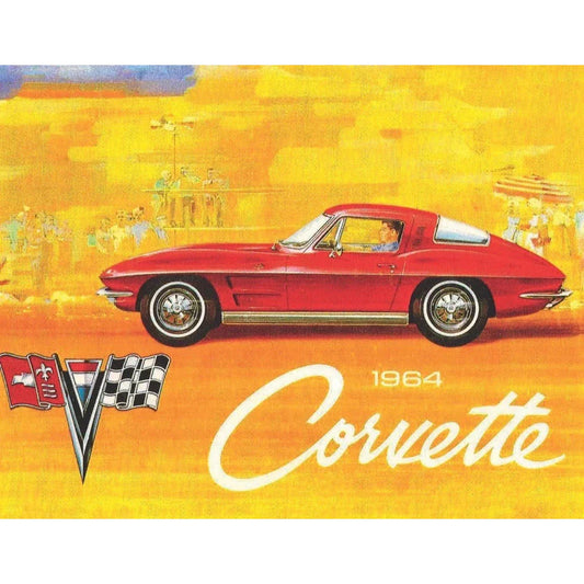 1964 Corvette 100 Piece Mini Jigsaw Puzzle NYPC