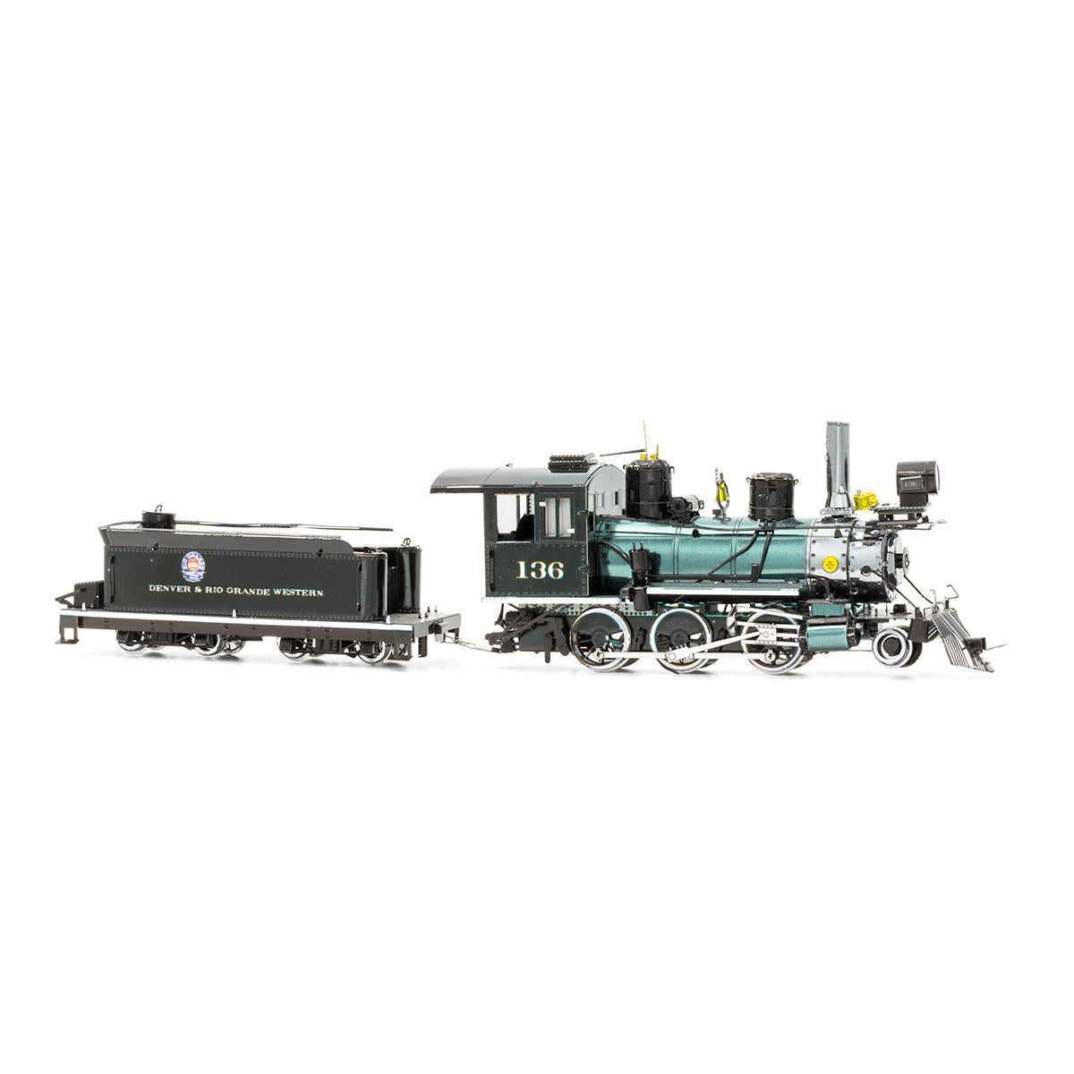 2-6-0 Locomotive Train Wild West 3D Steel Model Kit Metal Earth