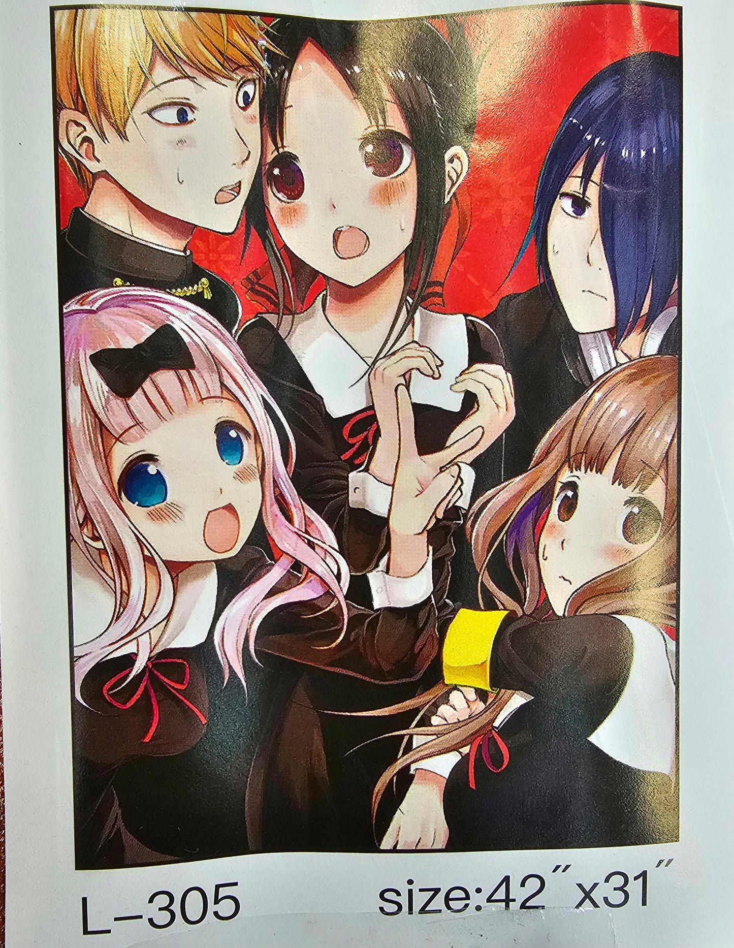 Kaguya Sama Love is War Wallscroll Poster - 42x31 Inch Anime Wall Art Super Anime Store
