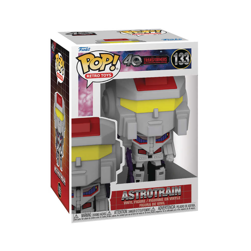 Pop Retro Toys Transformers G1 Astrotrain Vinyl Figure 133 Collectors Row