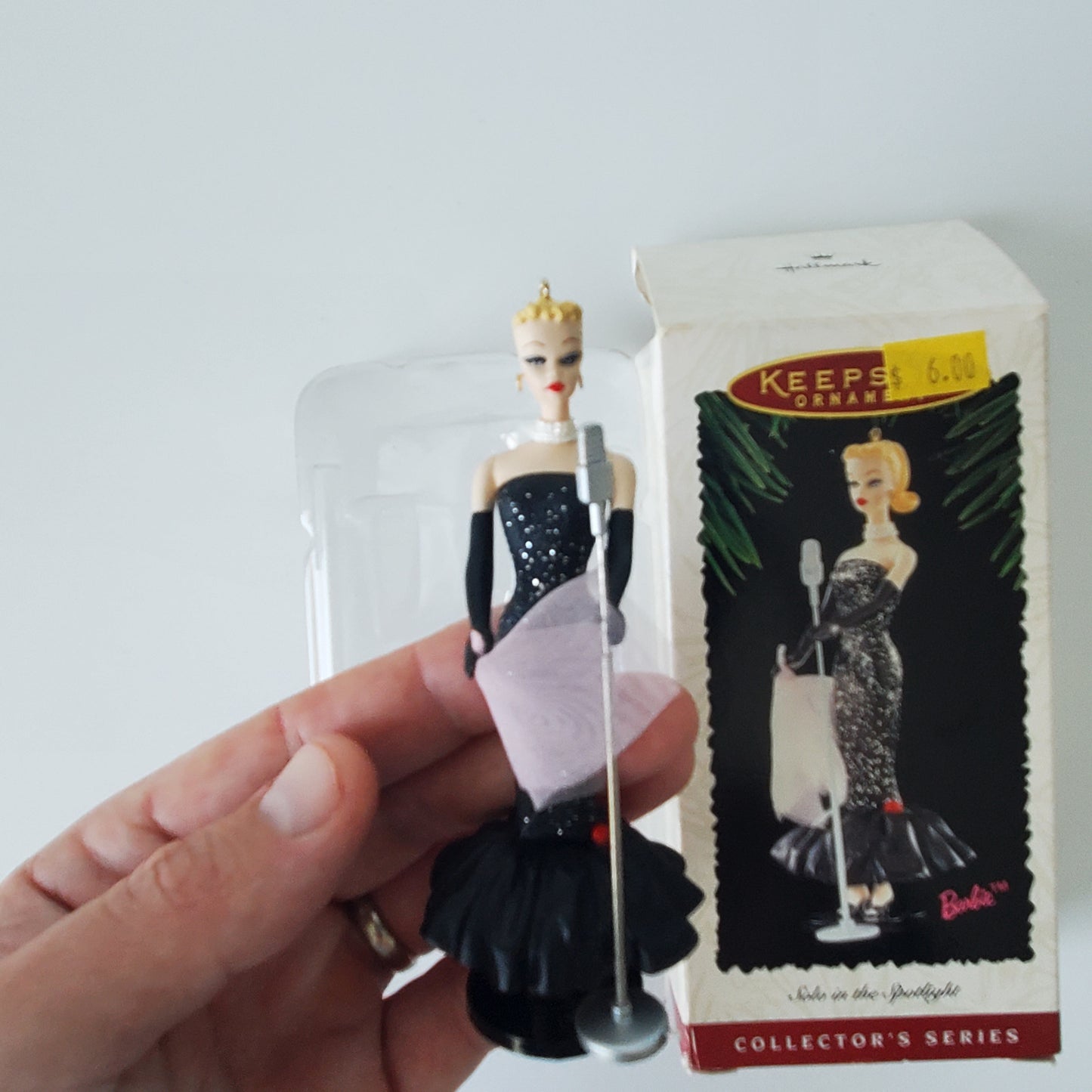 1995 Hallmark Barbie Solo in the Spotlight Christmas Ornament Jeff's Diecast & Collectibles