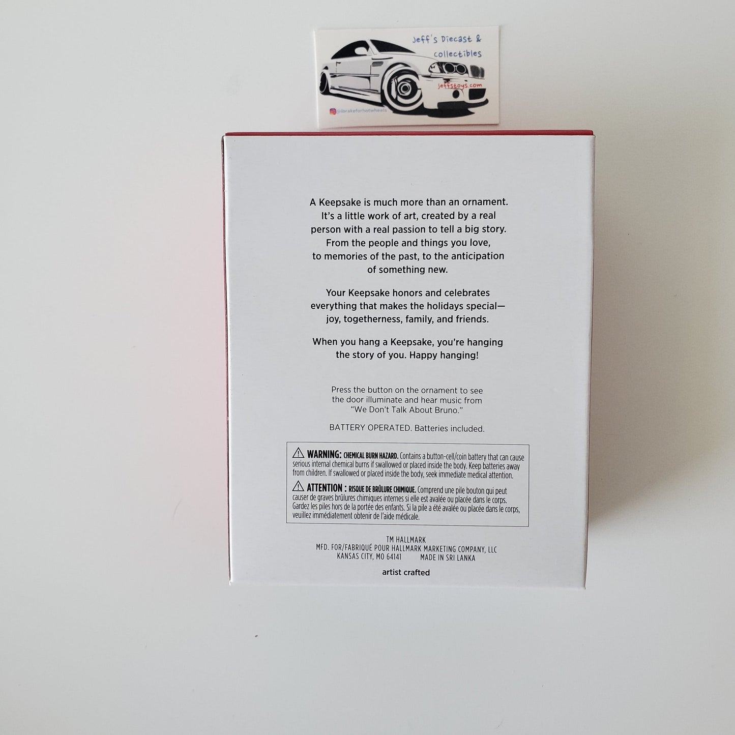 2023 Hallmark Encanto We Don't Talk About Bruno Christmas Ornament Jeff's Diecast & Collectibles