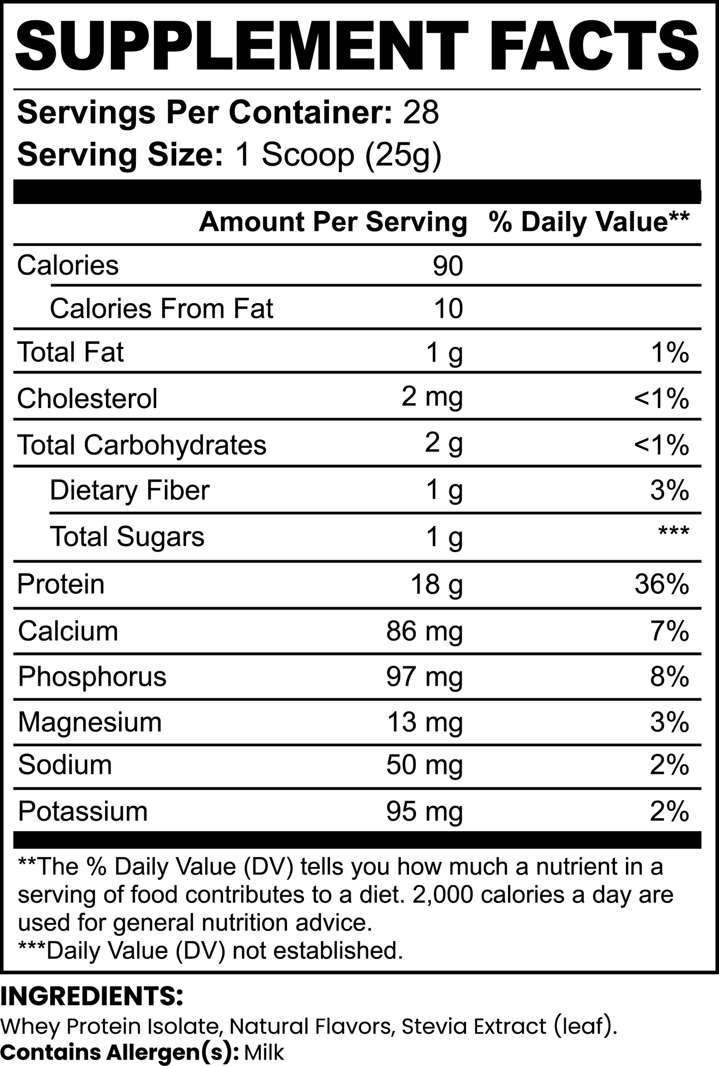 Pure3 100% Whey Protein Isolate (Chocolate) — Whole Bean Coffee
