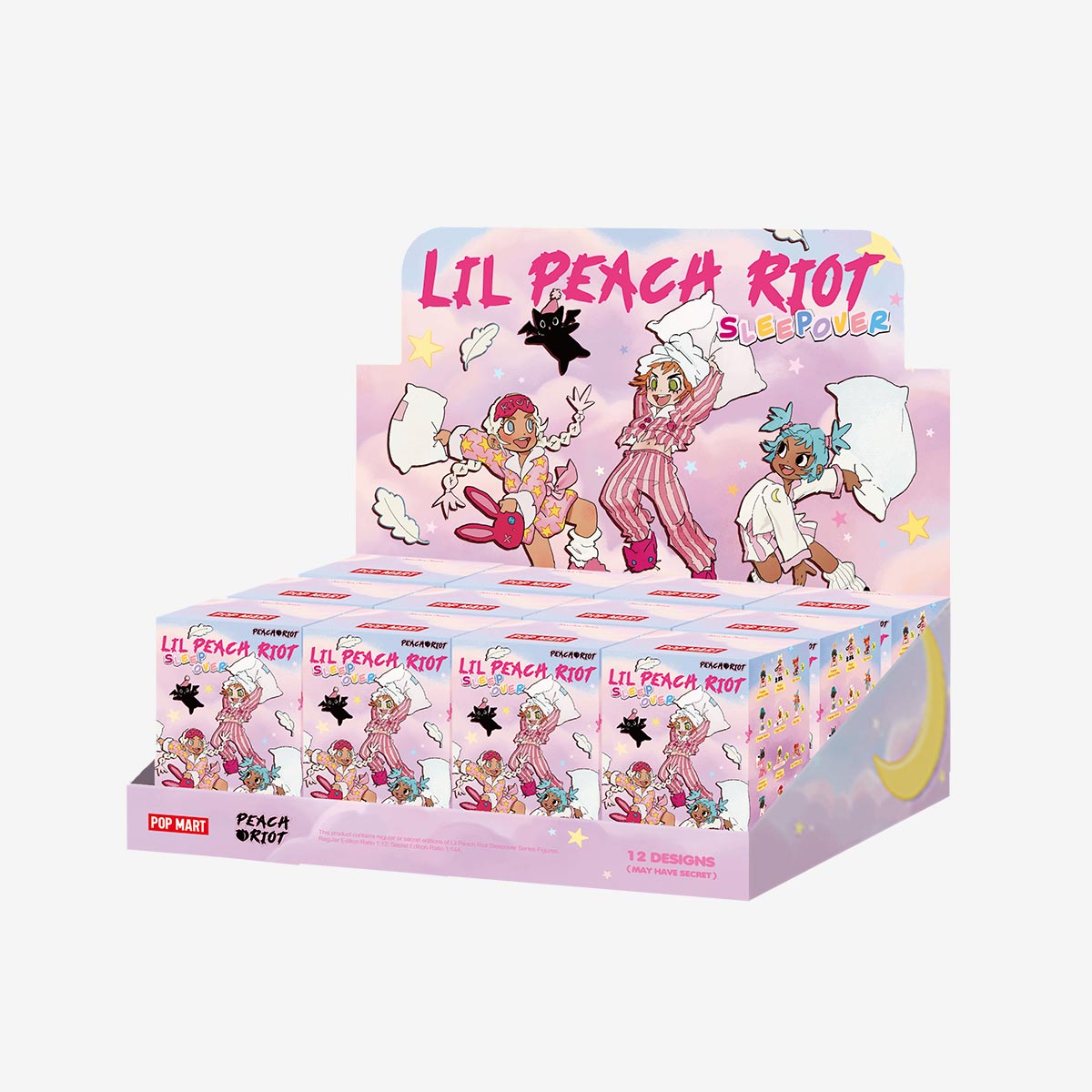 POP MART Lil Peach Riot Sleepover Series Blind Box Figure Super Anime Store