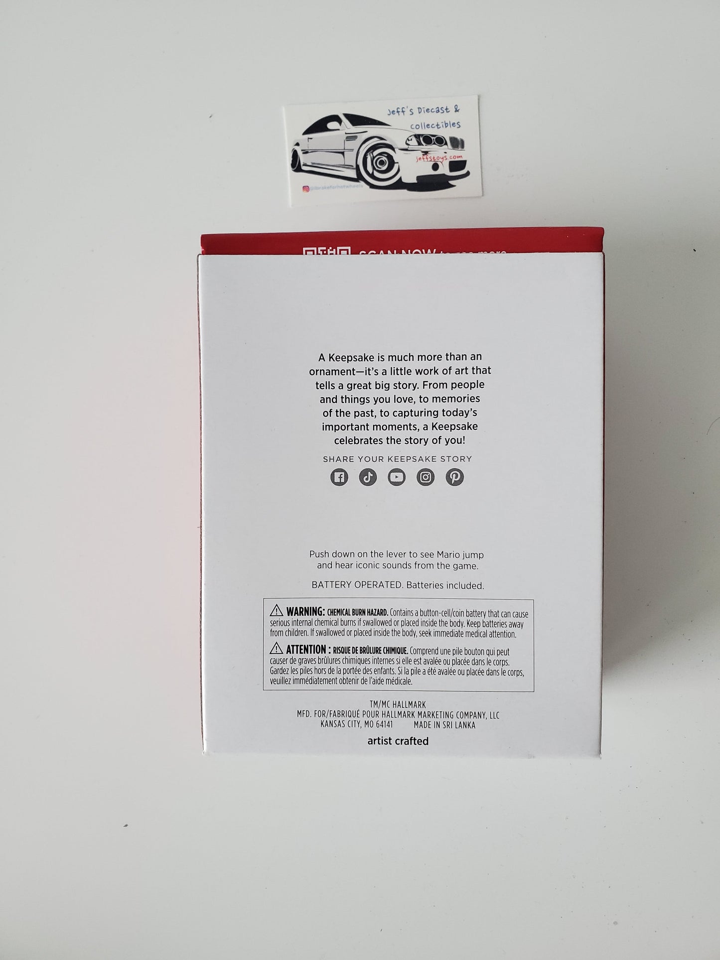 2024 Hallmark Super Mario Collecting Coins Magic Ornament Jeff's Diecast & Collectibles