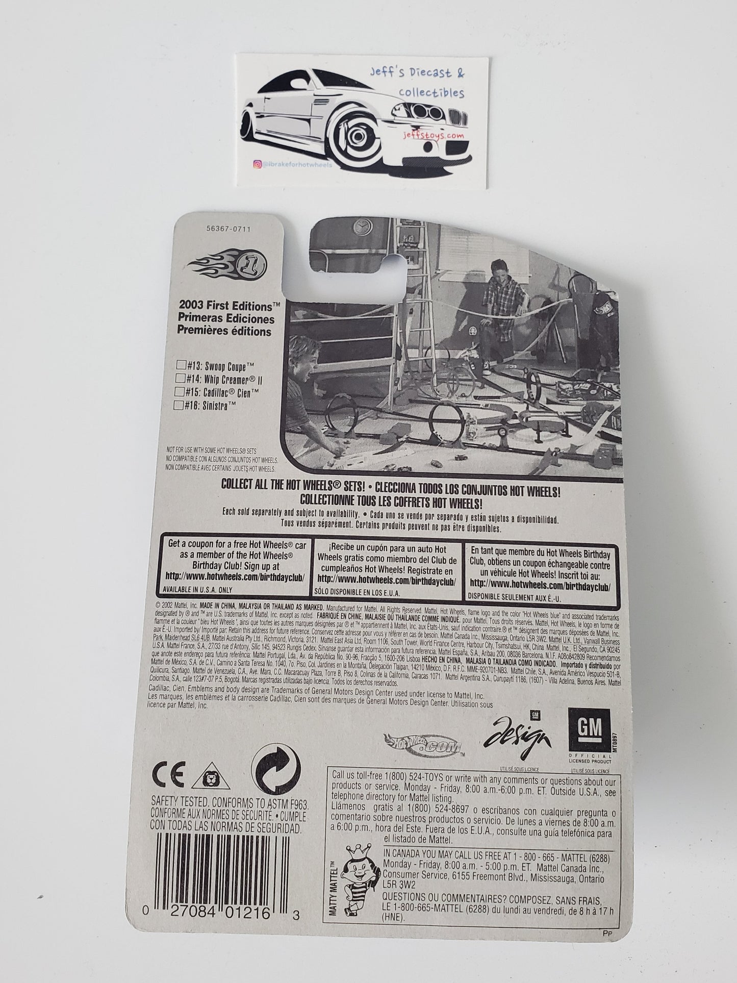 2003 Hot Wheels Cadillac Cien #27 Jeff's Diecast & Collectibles