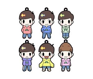 OSOMATSU D4 RUBBER TRADING STRAP Anime Pop