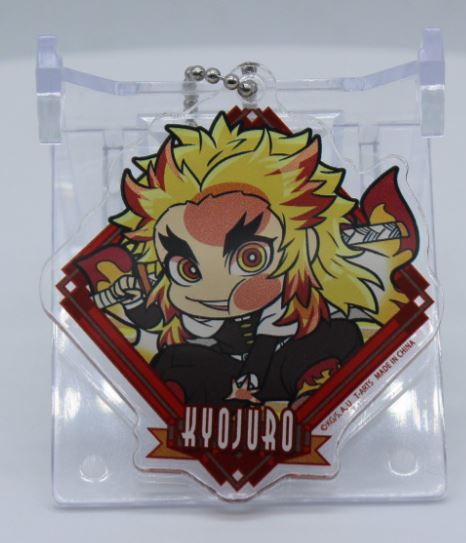 DEMON SLAYER 9 PILLARS KYOJURO RENGOKU ACRYLIC KEYCHAIN Anime Pop