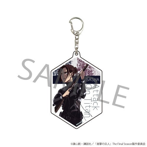 ATTACK ON TITAN SASHA BRAUS FINAL SEASON ACRYLIC KEYCHAIN Anime Pop