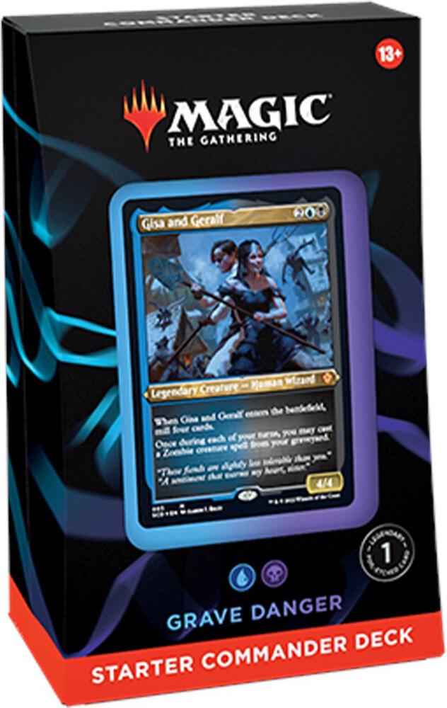 Magic: The Gathering Starter Commander Deck Grave Danger (Blue-Black) Orb Sports Cards & Collectibles
