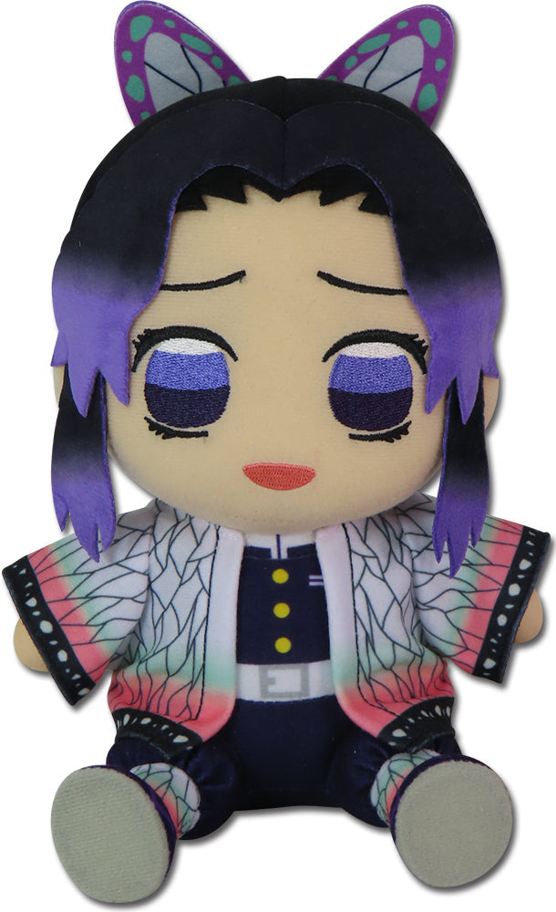 DEMON SLAYER - SHINOBU KOCHO SITTING PLUSH 7" H Super Anime Store