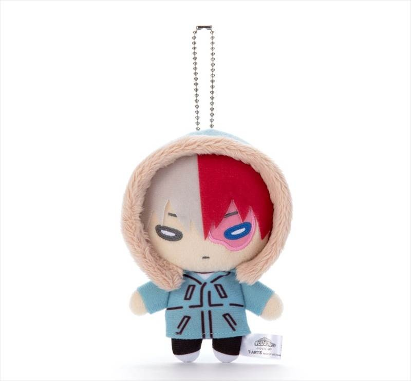 MY HERO ACADEMIA NITOTAN WINTER SHOTO TODOROKI PLUSH KEYCHAIN Anime Pop