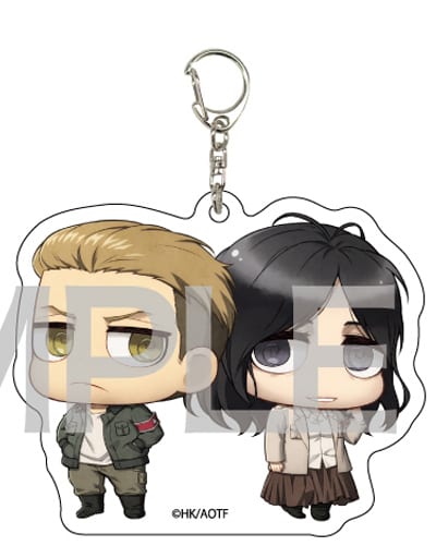 ATTACK ON TITAN CHIMI CHARA VOL 12 ACRYLIC TRADING KEYCHAIN Anime Pop