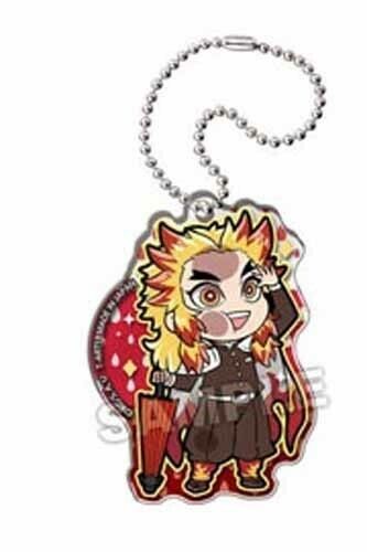 DEMON SLAYER PITA UMBRELLA RENGOKU ACRYLIC KEYCHAIN Anime Pop