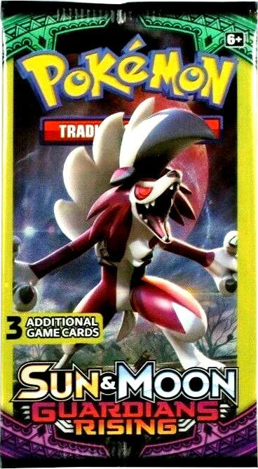 Sun & Moon: Guardians Rising - 3-Card Booster Pack Trading Card World