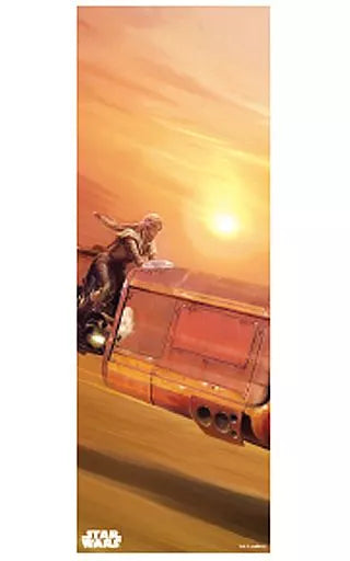 STAR WARS THE FORCE AWAKENS CHARACTER POSTER Rey Cruising Anime Pop