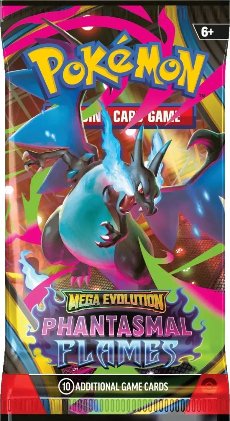 Mega Evolution: Phantasmal Flames - Booster Pack Trading Card World
