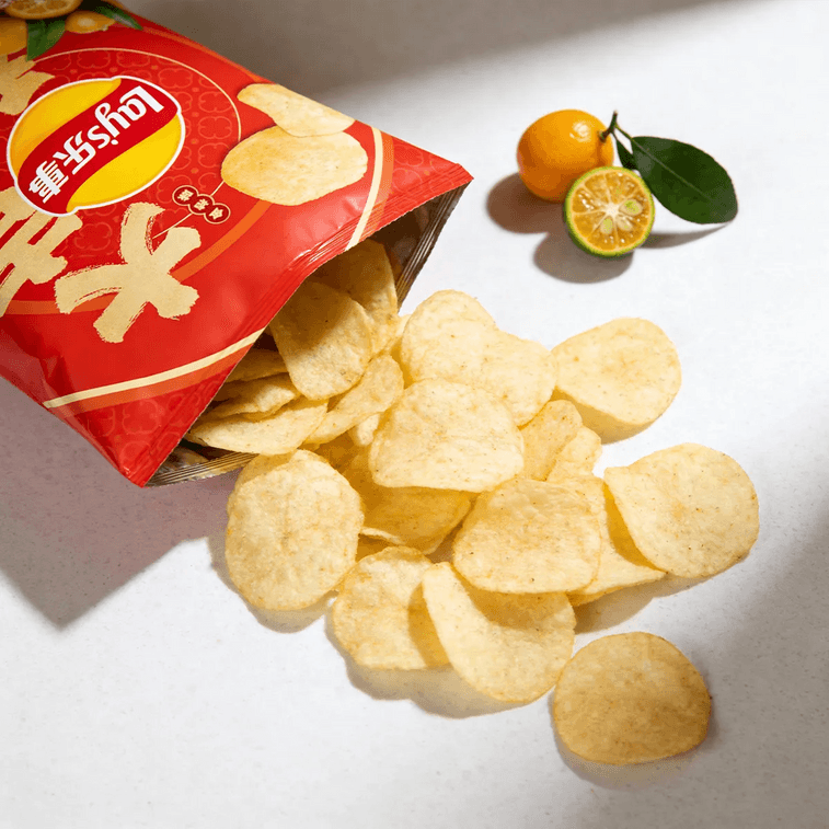 Lay's Kumquat Flavor Potato Chips 1.97oz - Limited Edition Chinese New Year Snack Super Anime Store