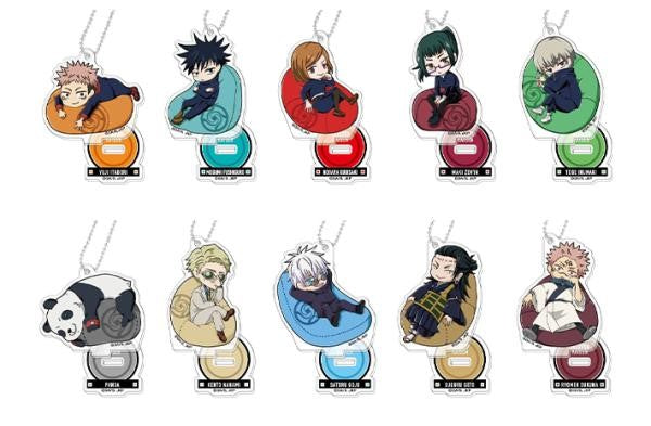 JUJUTSU KAISEN CUSHION ACRYLIC TRADING KEYCHAIN Anime Pop