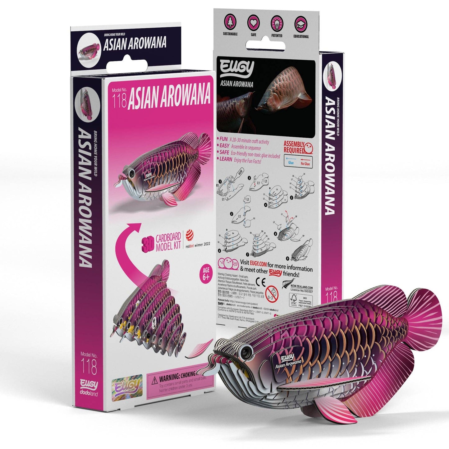 EUGY Asian Arowana 3D Puzzle Olita Gifts & Goods