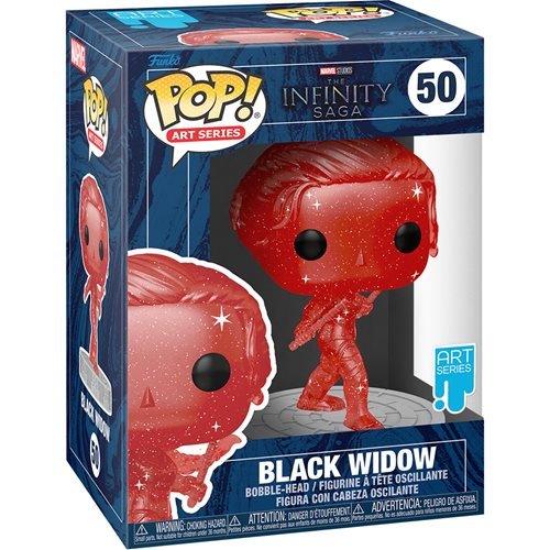 Funko Pop! Avengers Infinity Saga: Black Widow Red Artist Series Josh's Cards