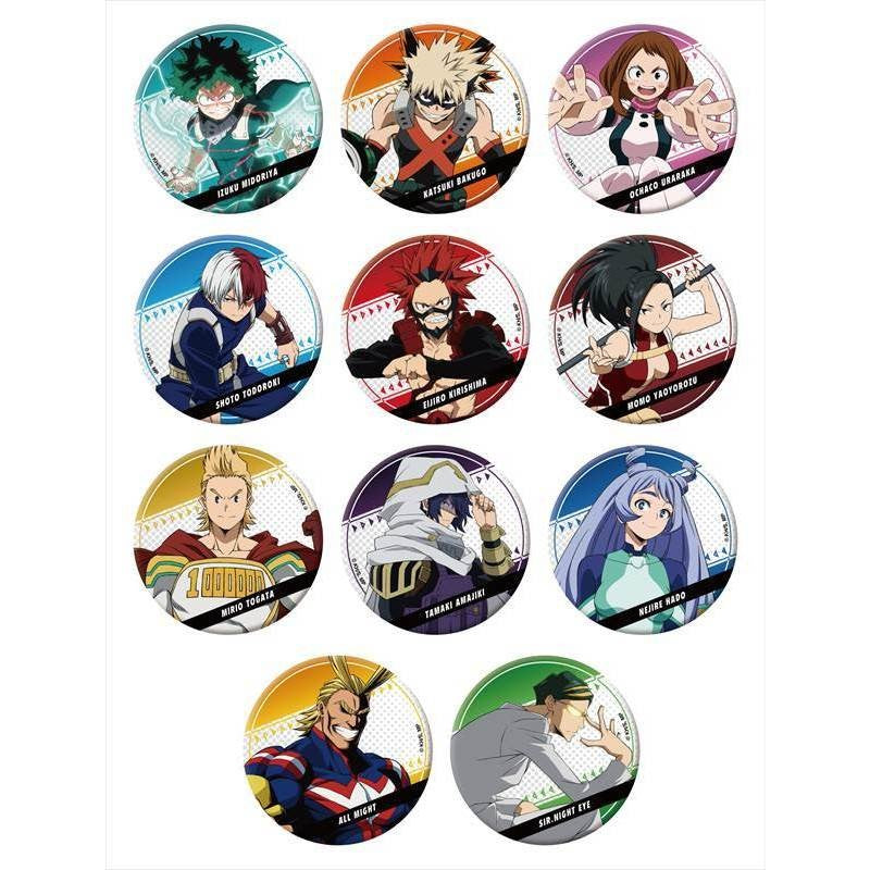MY HERO ACADEMIA 2019 TRADING CAN BADGE Anime Pop