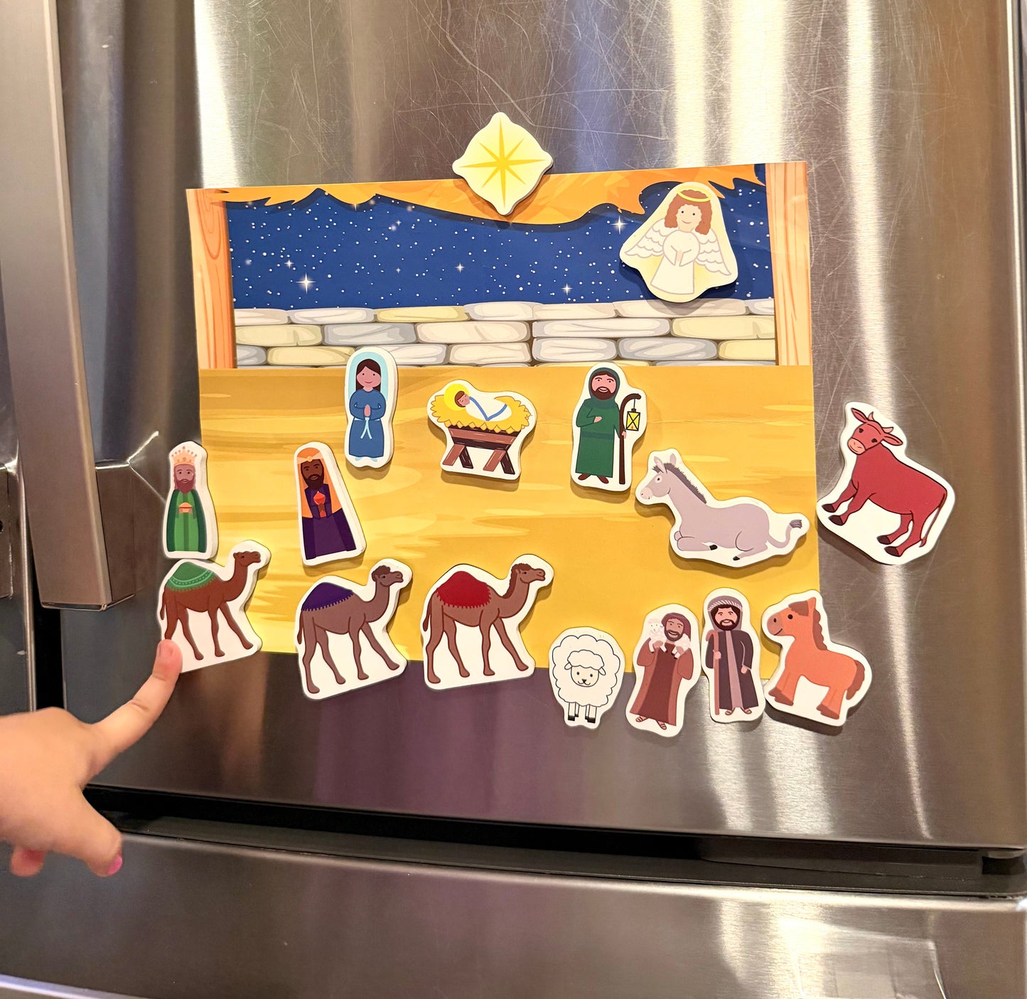 Saintly Heart Nativity Magnet Set Saintly Heart