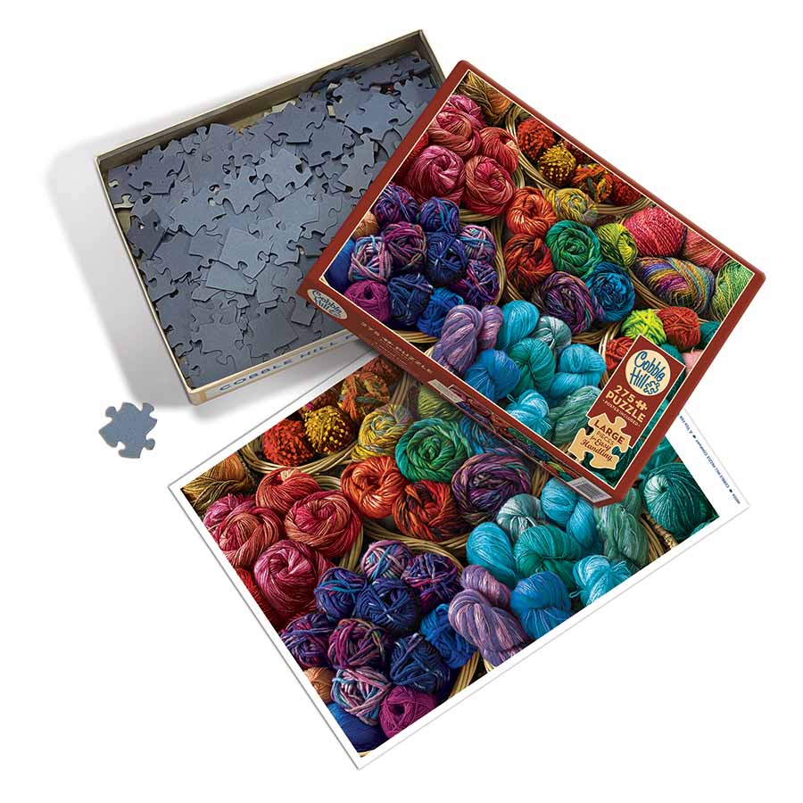 A Yen for Yarn 275 Large Piece Jigsaw Puzzle Cobble Hill