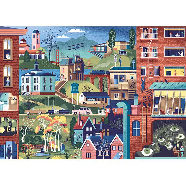 Alfred Hitchcock Films Movie Masters 1000 Piece Jigsaw Puzzle Heye