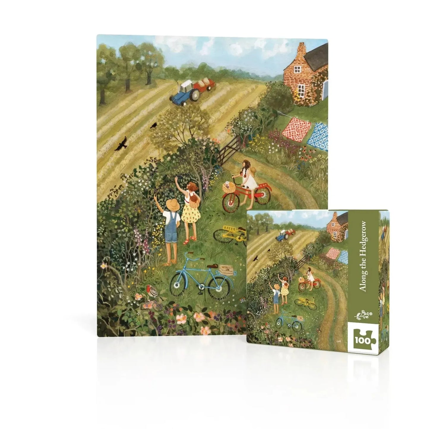 Along the Hedgerow 100 Piece Mini Jigsaw Puzzle NYPC