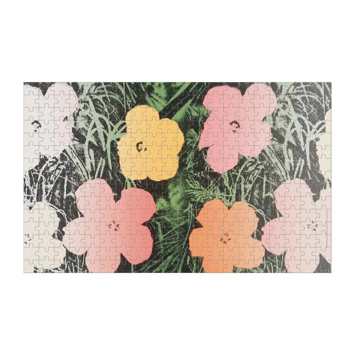 Andy Warhol Flowers 300 Piece Lenticular Jigsaw Puzzle Galison