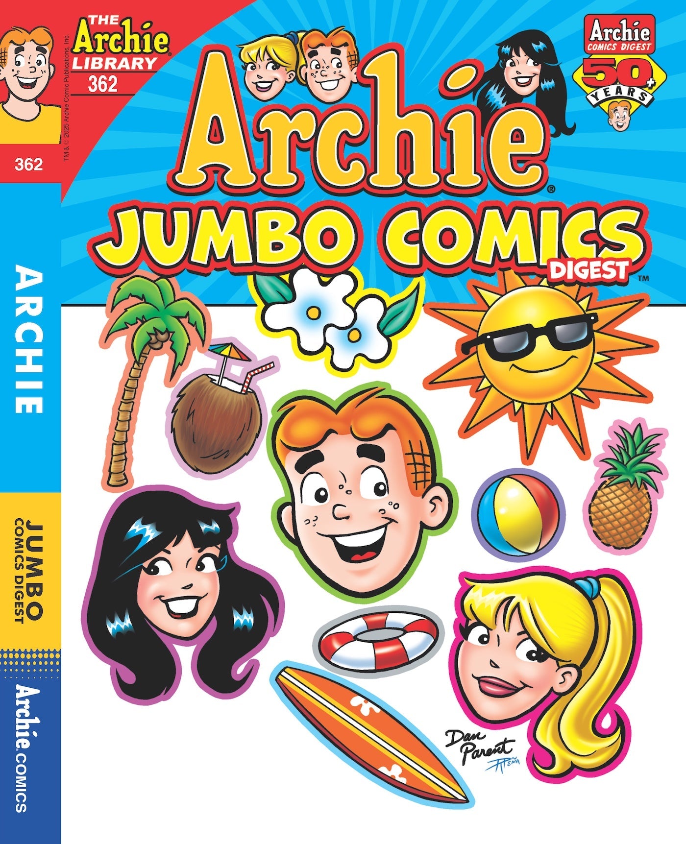 Archie - Jughead 25.07.11: World of Archie Jumbo Comics, The Archie Library #362, Summer with Archie, Betty & Veronica, Sabrina’s 1980s Beach Adventure, Time Travel Chaos & More! Magazine Shop US