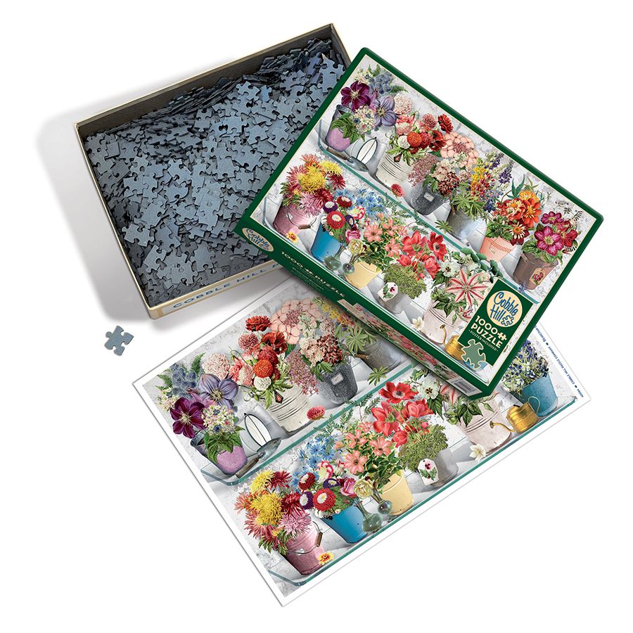 Beaucoup Bouquet 1000 Piece Jigsaw Puzzle Cobble Hill