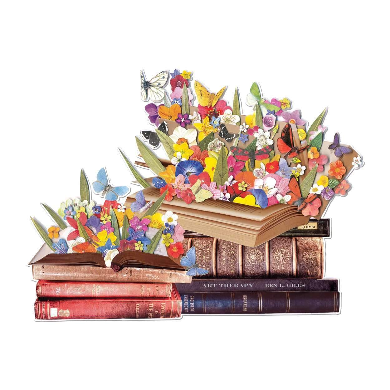 Blooming Books 750 Piece Shaped Jigsaw Puzzle Galison