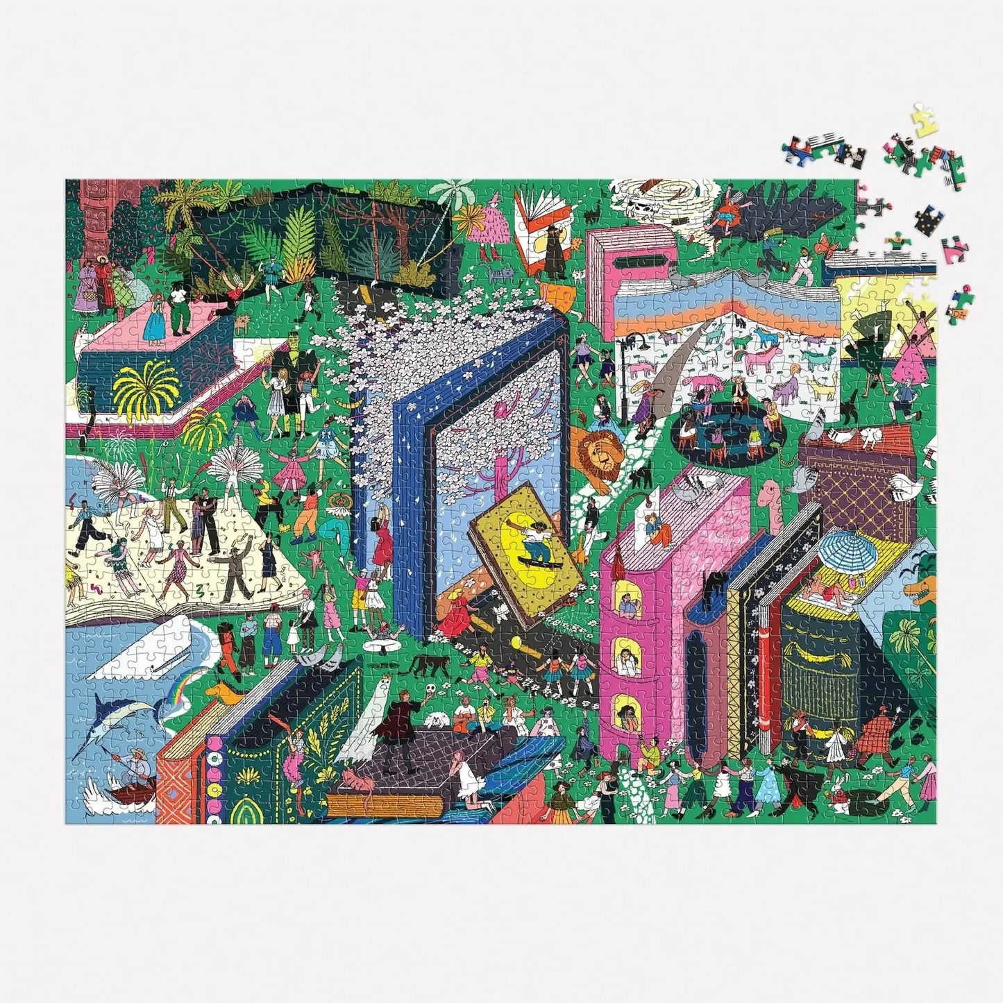 Book World 1000 Piece Jigsaw Puzzle Galison