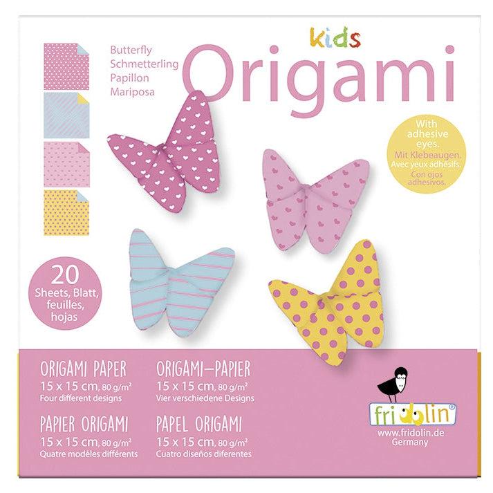 Butterfly Kids Origami Kit Fridolin Puzzle Merchant