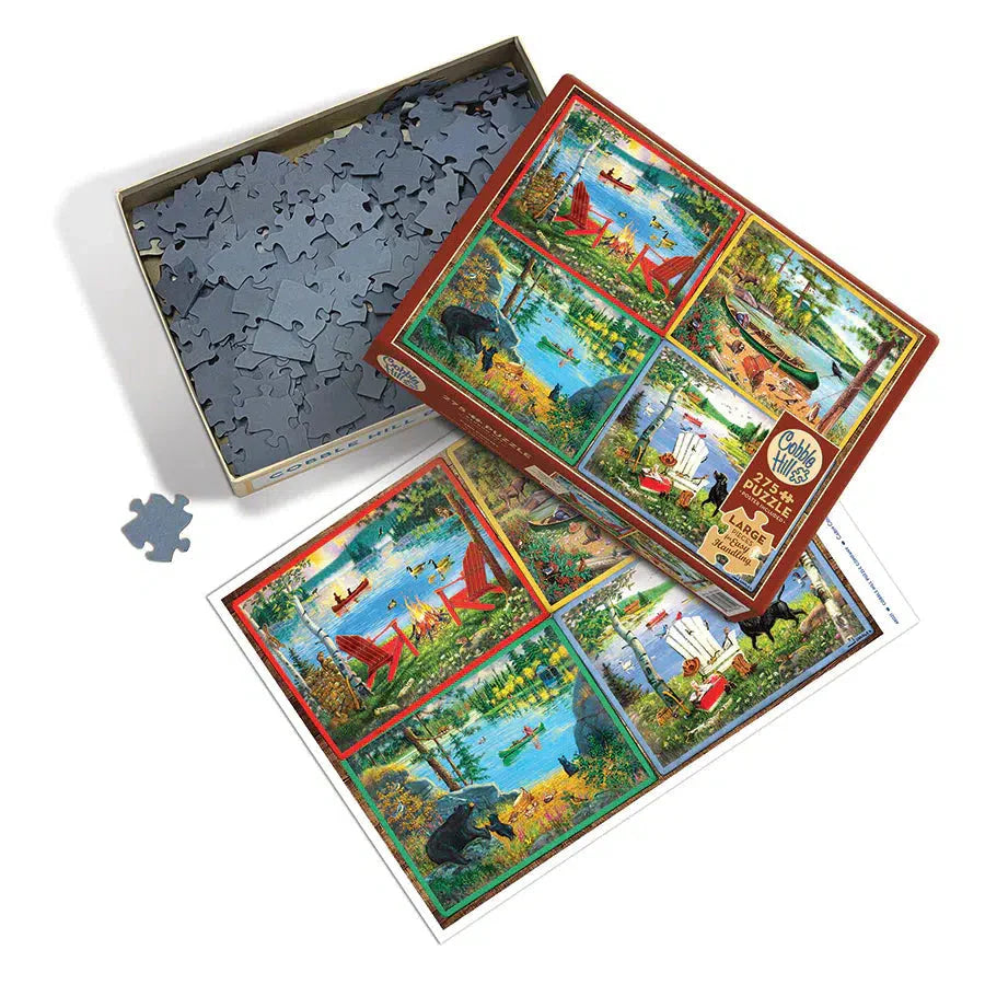 Cabin Country 275 Large Piece Jigsaw Puzzle Cobble Hill