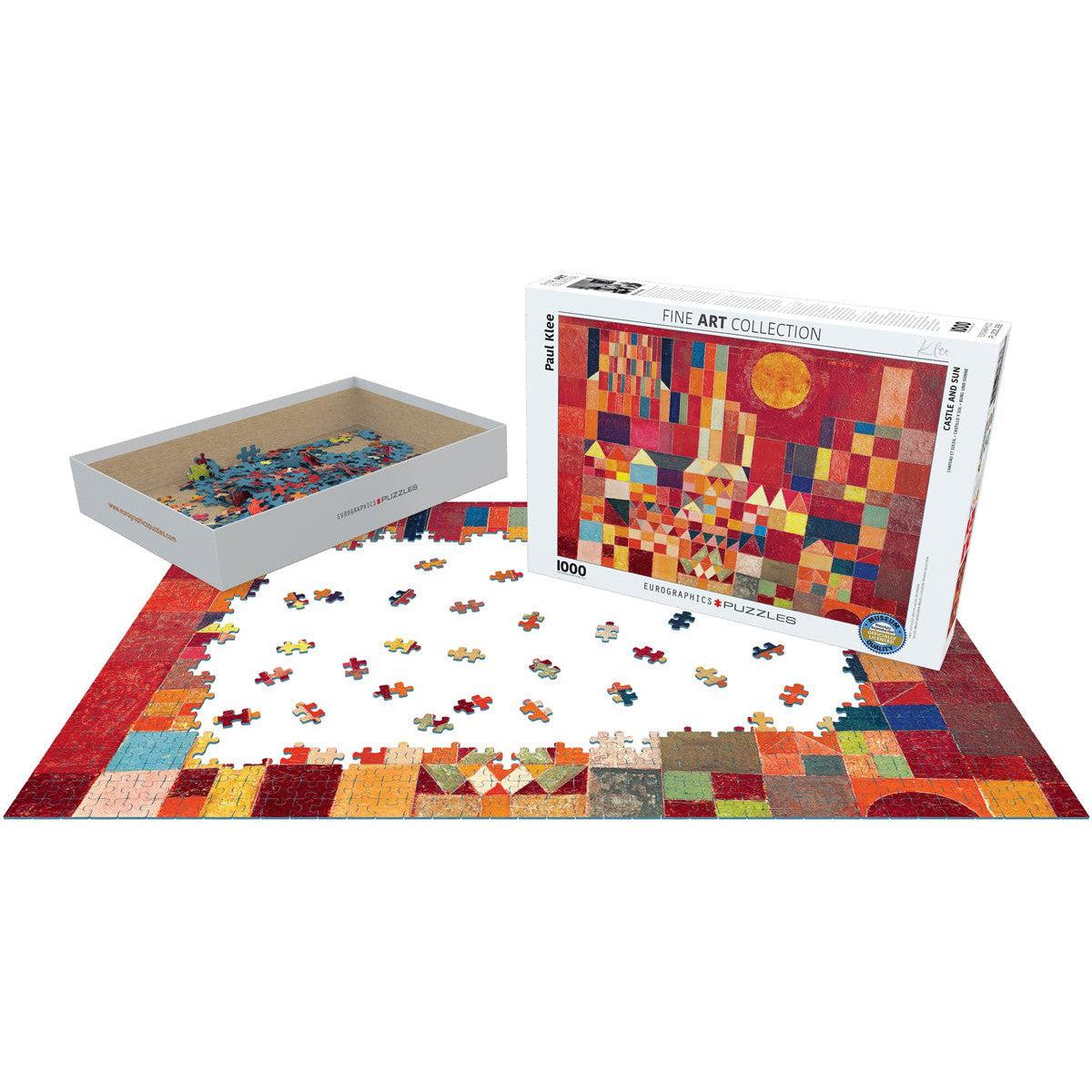 Castle & Sun 1000 Piece Jigsaw Puzzle Eurographics