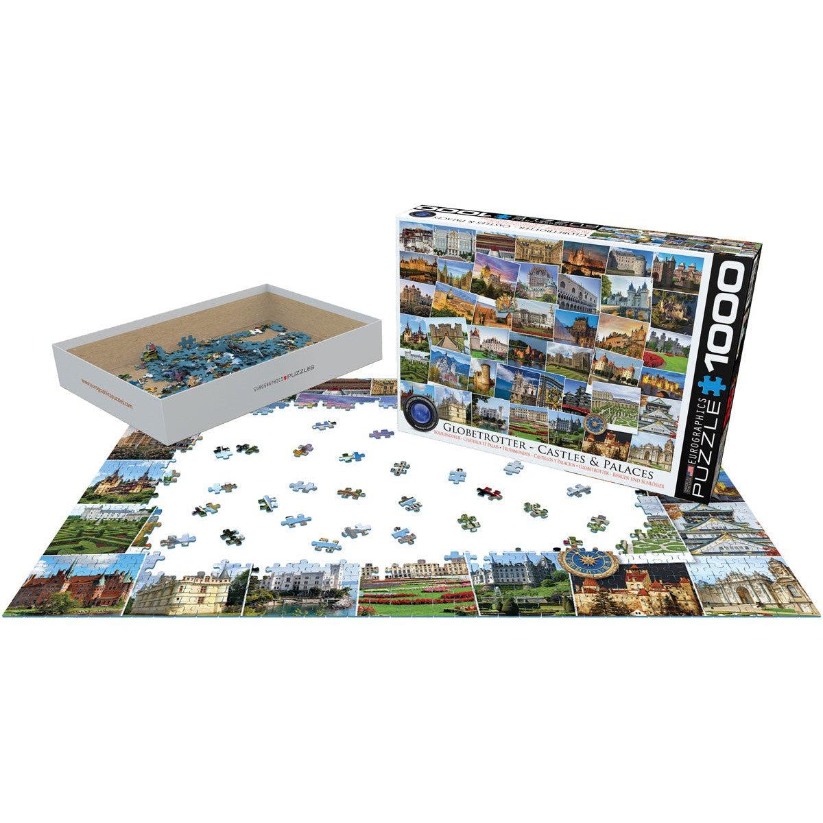 Castles & Palaces Globetrotter 1000 Piece Jigsaw Puzzle Eurographics