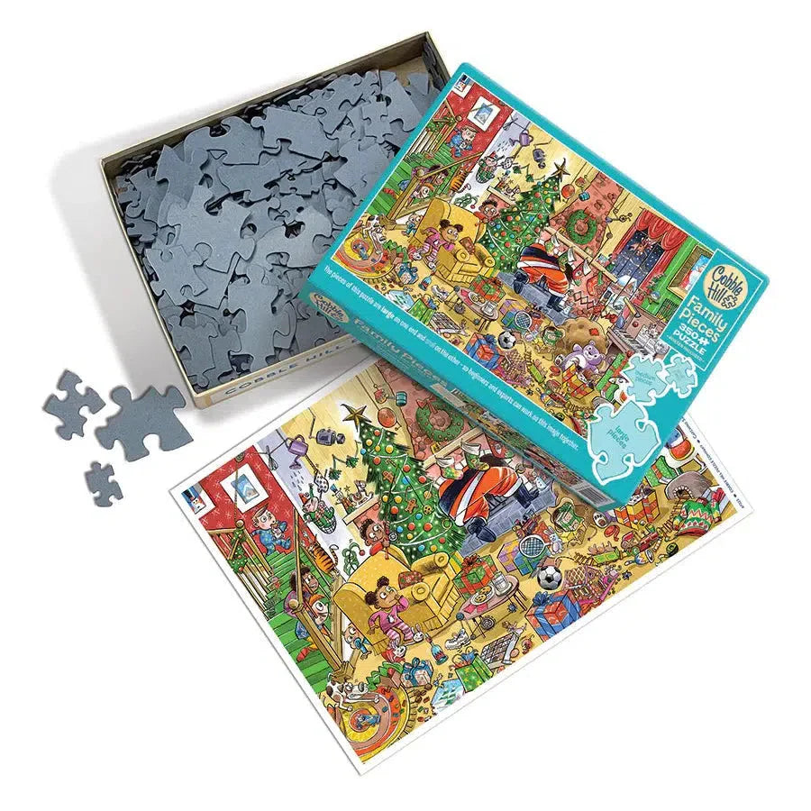 Catching Santa 350 Piece Family Jigsaw Puzzle Cobble Hill