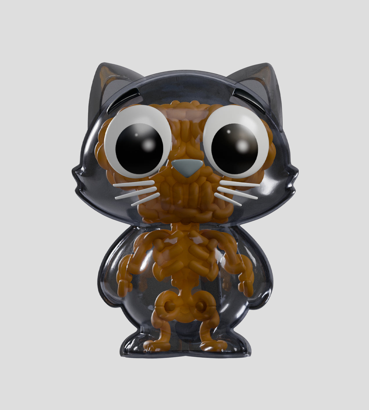 Catscans Bare Bones Blind Box - Charlie the Cat X-Ray Series by Kaleidos Creative Super Anime Store