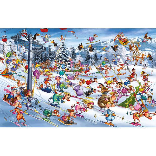 Christmas Skiing 1000 Piece Jigsaw Puzzle Piatnik