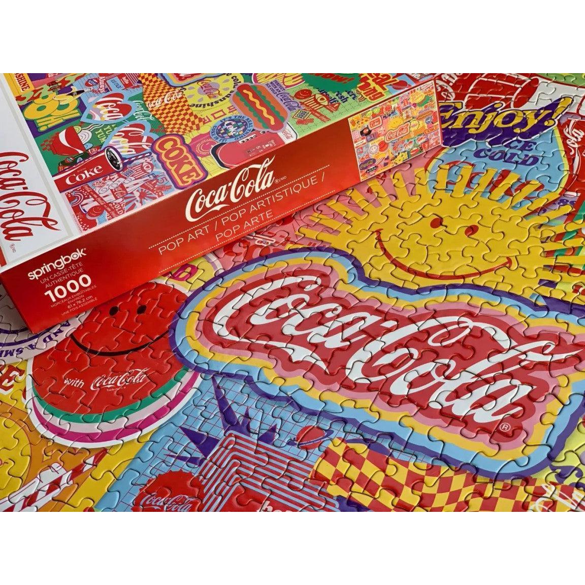 Coca-Cola Pop Art 1000 Piece Jigsaw Puzzle Springbok