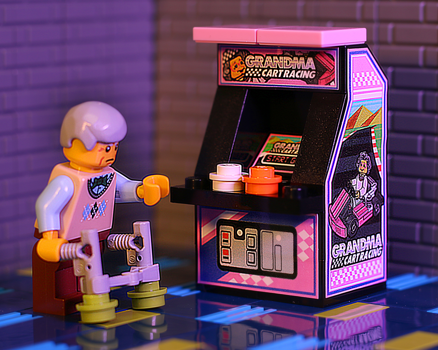 Grandma Cart Racing - B3 Customs Arcade Machine B3 Customs