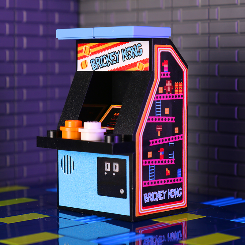 Brickey Kong Classic Arcade Machine B3 Customs