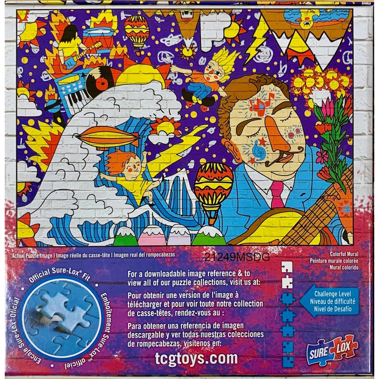 Colorful Mural Street Murals 1000 Piece Jigsaw Puzzle Sure Lox