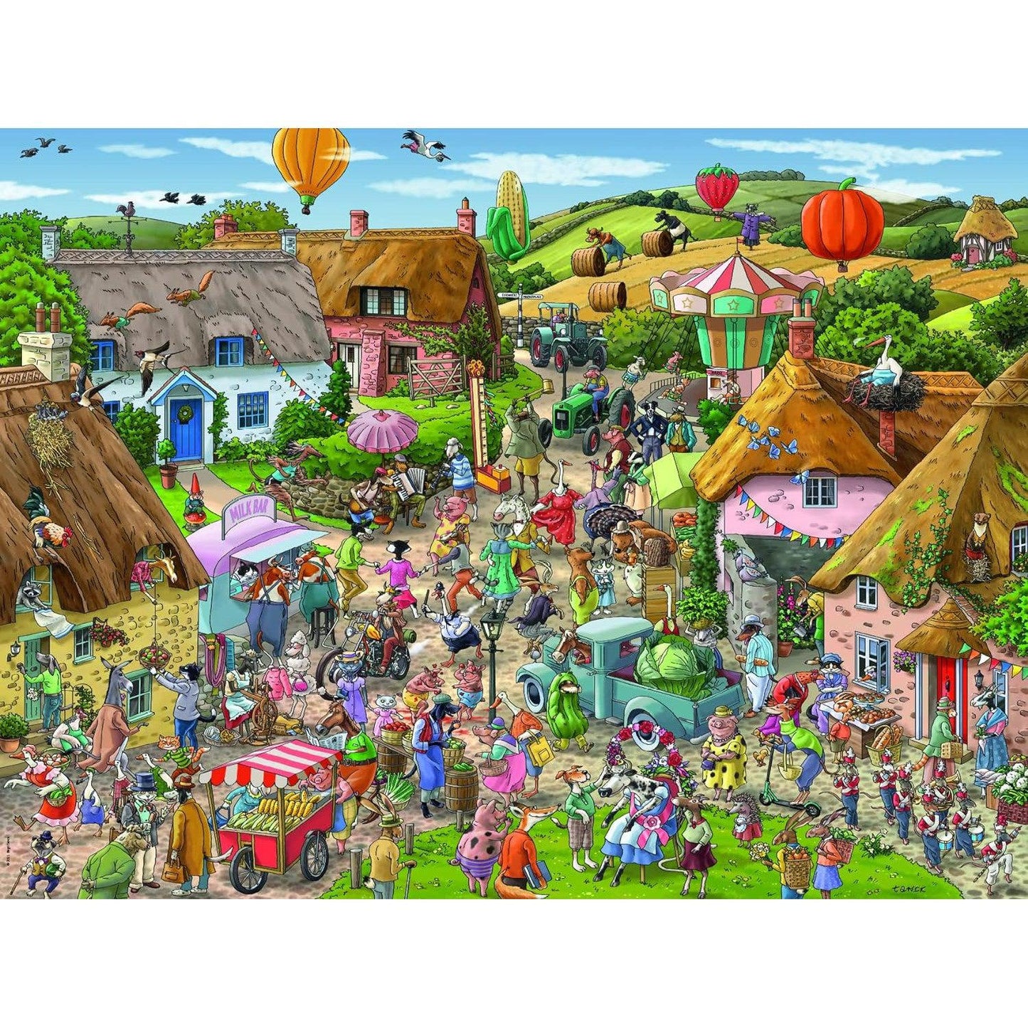 Country Fair 1500 Piece Jigsaw Puzzle Heye Puzzle Merchant